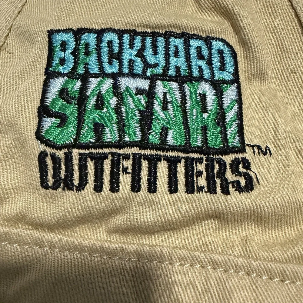 Backyard Safari Outfitters Kids Cargo Fishing Vests Tan Khaki Set of 2 M